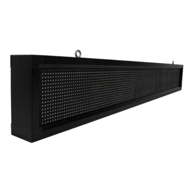 LEDTM®DISPLAY 90261 Κυλιόμενη Ψηφιακή Επιγραφή P10 Μονής Όψης LED AC 220-240V Αδιάβροχο IP54 Κόκκινο - WiFi Control μέσω FK APP - Αισθητήρας Θερμοκρασίας & Υγρασίας - Μ168 x Π9 x Υ24cm - 2 Χρόνια Εγγύηση