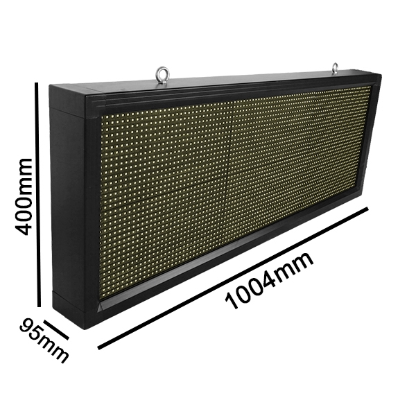 LEDTM® DISPLAY 90270 Κυλιόμενη Ψηφιακή Επιγραφή P10 Μονής Όψης LED AC 220-240V Αδιάβροχο IP54 Ψυχρό Λευκό 6000K - WiFi Control μέσω FK APP - Αισθητήρας Θερμοκρασίας & Υγρασίας - Μ104 x Π9 x Υ40cm - 2 Χρόνια Εγγύηση - Image 6