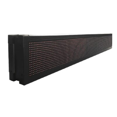 LEDTM®DISPLAY 90311 Κυλιόμενη Ψηφιακή Επιγραφή P10 Διπλής Όψης LED AC 220-240V Αδιάβροχο IP65 Κόκκινο - WiFi Control μέσω FK APP - Αισθητήρας Θερμοκρασίας & Υγρασίας - Μ168 x Π12 x Υ24cm - 2 Χρόνια Εγγύηση