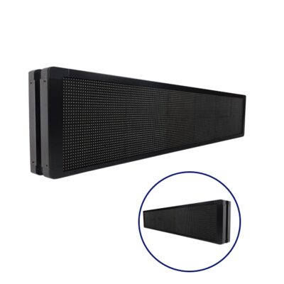 LEDTM®DISPLAY 90334 Κυλιόμενη Ψηφιακή Επιγραφή P10 Διπλής Όψης LED AC 220-240V Αδιάβροχο IP65 Πορτοκαλί - WiFi Control μέσω FK APP - Αισθητήρας Θερμοκρασίας & Υγρασίας - Μ168 x Π12 x Υ40cm - 2 Χρόνια Εγγύηση