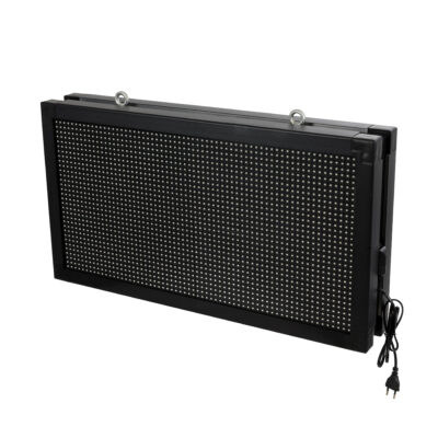 LEDTM®DISPLAY 90799 Κυλιόμενη Ψηφιακή Επιγραφή 64x32cm P10 Διπλής Όψης LED AC 220-240V Αδιάβροχο IP65 Πορτοκαλί - WiFi Control μέσω FK APP - Αισθητήρας Θερμοκρασίας & Υγρασίας - Μ70 x Π11 x Υ38.5cm - 2 Χρόνια Εγγύηση - Image 3