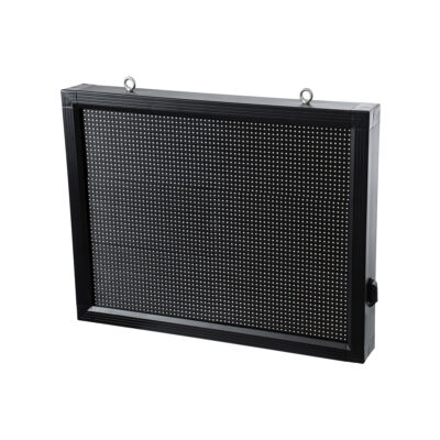 LEDTM®DISPLAY 90802 Κυλιόμενη Ψηφιακή Επιγραφή 64x48cm P10 Μονής Όψης LED AC 220-240V Αδιάβροχο IP65 Μπλε - WiFi Control μέσω FK APP - Αισθητήρας Θερμοκρασίας & Υγρασίας - Μ72 x Π9 x Υ56cm - 2 Χρόνια Εγγύηση