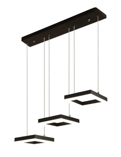 LEDTM LED φωτιστικό οροφής HLL-0103, 35W, 4000K, 70x120cm, μαύρο