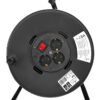 LEDTM μπαλαντέζα με βάση PT-899, 3x schuko, 16A, 25m, μαύρη