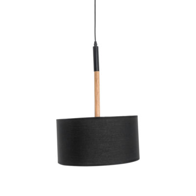 LEDTM® BRONX 01517 Μοντέρνο Κρεμαστό Φωτιστικό Οροφής με Ντουί 1 x E27 AC 220-240V IP20 - Μαύρο & Μπεζ - Μ35 x Π35 x Υ50cm - Image 6