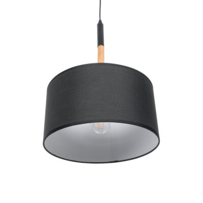 LEDTM® BRONX 01517 Μοντέρνο Κρεμαστό Φωτιστικό Οροφής με Ντουί 1 x E27 AC 220-240V IP20 - Μαύρο & Μπεζ - Μ35 x Π35 x Υ50cm - Image 7