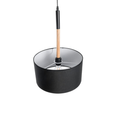 LEDTM® BRONX 01517 Μοντέρνο Κρεμαστό Φωτιστικό Οροφής με Ντουί 1 x E27 AC 220-240V IP20 - Μαύρο & Μπεζ - Μ35 x Π35 x Υ50cm - Image 8