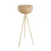LEDTM® POPPY 01983 Boho Επιδαπέδιο Φωτιστικό με Ντουί 1 x E27 AC 220-240V IP20 - Μπεζ - Μ58 x Π58 x Υ143cm - Image 5