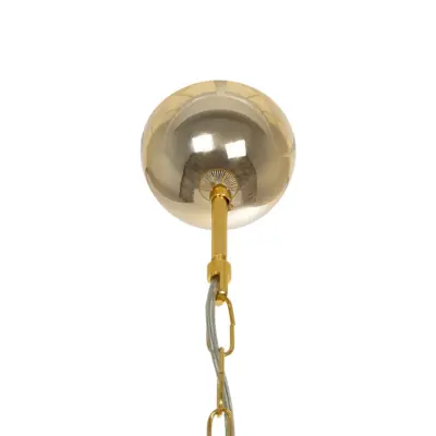 LEDTM® CRYSTAL 203-0028 Κλασικό Κρεμαστό Φωτιστικό Κρύσταλλα Τρίφωτο 3 x E27 IP20 Χρυσό Μέταλλο με Διάφανο Κρύσταλλο - Μ41 x Π41 x Υ40cm - Image 10