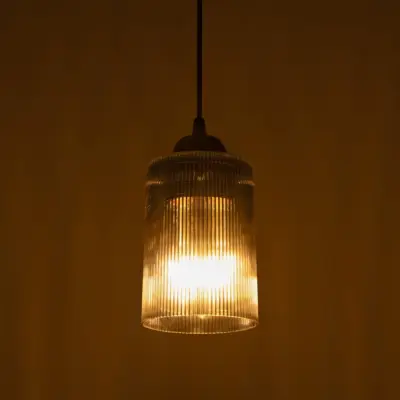 LEDTM® TORUS 203-0063 Μοντέρνο Κρεμαστό Φωτιστικό Καμπάνα Μονόφωτο 1 x E27 IP20 Μαύρο Πλαστικό - Μ10.5 x Π10.5 x Υ18.5cm - Image 3
