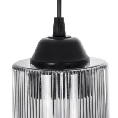 LEDTM® TORUS 203-0063 Μοντέρνο Κρεμαστό Φωτιστικό Καμπάνα Μονόφωτο 1 x E27 IP20 Μαύρο Πλαστικό - Μ10.5 x Π10.5 x Υ18.5cm - Image 9