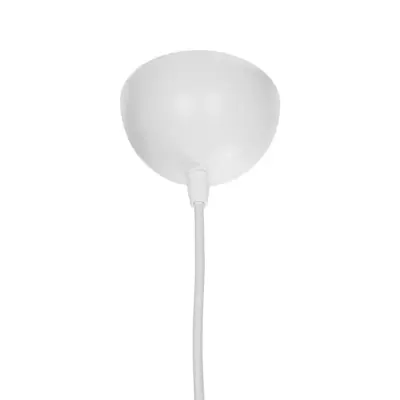 LEDTM® FONTE 203-0081 Μοντέρνο Κρεμαστό Φωτιστικό Καμπάνα Μονόφωτο 1 x E27 IP20 Λευκό Πλαστικό - Μ25.5 x Π25.5 x Υ10cm - Image 10