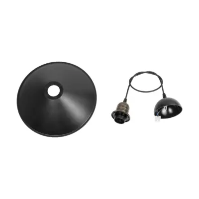 LEDTM® FERRO 203-0082 Μοντέρνο Κρεμαστό Φωτιστικό Καμπάνα Μονόφωτο 1 x E27 IP20 Μαύρο & Μπρούτζινο Πλαστικό - Μ30 x Π30 x Υ15cm - Image 11