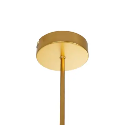 LEDTM® GLOBUS 203-0105 Μοντέρνο Φωτιστικό Οροφής Μπάλα Πολύφωτο 4 x E27 IP20 Χρυσό Μέταλλο με Λευκό Γυαλί - Μ70 x Π15 x Υ34cm - Image 9
