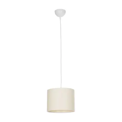 LEDTM® BLAZE 203-0106 Μοντέρνο Κρεμαστό Φωτιστικό Καπέλο Μονόφωτο 1 x E27 IP20 Μπεζ Ύφασμα - Μ22 x Π22 x Υ20cm - Image 4