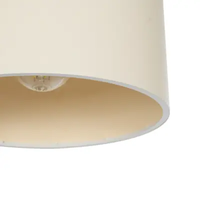 LEDTM® BLAZE 203-0106 Μοντέρνο Κρεμαστό Φωτιστικό Καπέλο Μονόφωτο 1 x E27 IP20 Μπεζ Ύφασμα - Μ22 x Π22 x Υ20cm - Image 8
