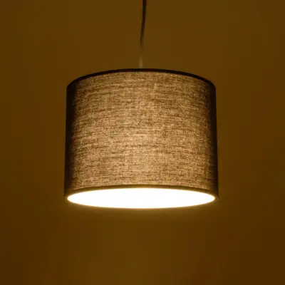 LEDTM® BLAZE 203-0109 Μοντέρνο Κρεμαστό Φωτιστικό Καπέλο Μονόφωτο 1 x E27 IP20 Μαύρο Ύφασμα - Μ22 x Π22 x Υ20cm - Image 3