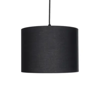 LEDTM® BLAZE 203-0109 Μοντέρνο Κρεμαστό Φωτιστικό Καπέλο Μονόφωτο 1 x E27 IP20 Μαύρο Ύφασμα - Μ22 x Π22 x Υ20cm - Image 5
