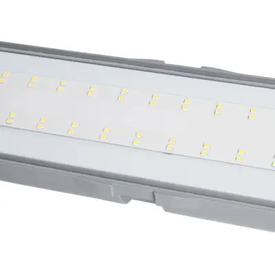 LEDTM® PARKING 61702 120cm Γραμμικό Βιομηχανικό Φωτιστικό Tri-Proof Τεχνολογίας Smart Group Linkable Control System 2.4Ghz με Αισθητήρα Κίνησης Microwave LED 48W 5760lm 120° AC 220-240V Αδιάβροχο IP65 Φυσικό Λευκό 5000K - LUMILEDs SMD Chip & TÜV SÜD Driver - Γκρι με Γαλακτερό Κάλυμμα Πλαστικό PC - Μ120 x Π10.5 x Υ8cm - 5 Χρόνια Εγγύηση - Image 8