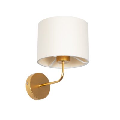 Alternative view of LEDTM® RALPH 203-0039 Vintage Φωτιστικό Τοίχου - Απλίκα με Ντουί 1 x E27 AC 220-240V IP20 - Χρυσό & Λευκό - Μ22 x Π29 x Υ30cm