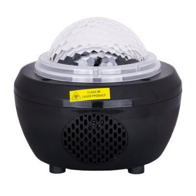 LEDTM® 79603 Μαύρο Επιτραπέζιο Διακοσμητικό Φωτιστικό Ειδικών Εφε NIGHT SKY GALAXY 3D LED 10W DC 5V 2200mAh Επαναφορτιζόμενο με Bluetooth Speaker - Sound Activated - Καλώδιο Τροφοδοσίας USB και Ασύρματο Χειριστήριο RF 2.4Ghz Πολύχρωμo RGB Dimmable - Image 3