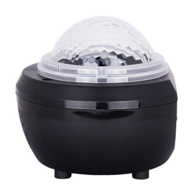 LEDTM® 79603 Μαύρο Επιτραπέζιο Διακοσμητικό Φωτιστικό Ειδικών Εφε NIGHT SKY GALAXY 3D LED 10W DC 5V 2200mAh Επαναφορτιζόμενο με Bluetooth Speaker - Sound Activated - Καλώδιο Τροφοδοσίας USB και Ασύρματο Χειριστήριο RF 2.4Ghz Πολύχρωμo RGB Dimmable - Image 4