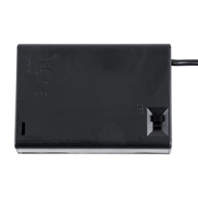 LEDTM® USBGARLAND 79791 Κουτί Τροφοδοσίας με USB & Διακόπτη On/Off για Γιρλάντες LED DC 5V με 3xAA Μπαταρίες IP44 - Μαύρο - Μ6.8 x Π4.8 x Υ1.8cm - Image 4