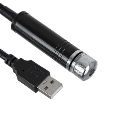 LEDTM® 81845 Διακοσμητικό Φωτιστικό Ειδικών Φωτορυθμικών Εφέ PARTY Disco LASER DC 5V με Καλώδιο Τροφοδοσίας USB Μπλέ IP20 Μ1.4 x Π1.4 x Υ27cm - Image 6