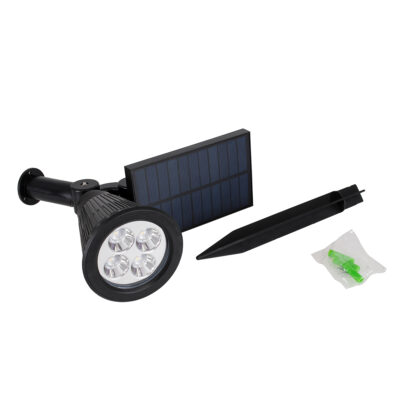 LEDTM® 85709 Μαύρο Προβολάκι Σποτ Κήπου Πλαστικό Καρφωτό LED HIGH POWER 8W 800lm με Ενσωματωμένη Μπαταρία 2200mAh - Φωτοβολταϊκό Πάνελ με Αισθητήρα Ημέρας-Νύχτας Αδιάβροχo IP67 Θερμό Λευκό 3000K - Image 10