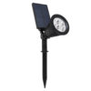 LEDTM® 85710 Μαύρο Προβολάκι Σποτ Κήπου Πλαστικό Καρφωτό LED HIGH POWER 8W 800lm με Ενσωματωμένη Μπαταρία 2200mAh - Φωτοβολταϊκό Πάνελ με Αισθητήρα Ημέρας-Νύχτας Αδιάβροχo IP67 Ψυχρό Λευκό 6000K - Image 3