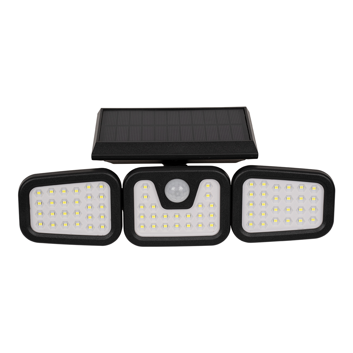 LEDTM® 85713 Αυτόνομος Ηλιακός Προβολέας με Τρεις Περιστρεφόμενες Κεφαλές LED SMD 2835 40W 2000lm με Ενσωματωμένη Μπαταρία 2400mAh - Φωτοβολταϊκό Πάνελ με Αισθητήρα Ημέρας-Νύχτας - PIR Αισθητήρα Κίνησης Αδιάβροχο IP65 Ψυχρό Λευκό 6000K - Image 6