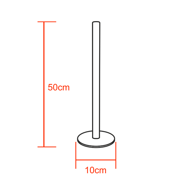 Μοντέρνο Minimal Επιτραπέζιο Μαύρο Φωτιστικό 50cm LED 8 Watt με Ασύρματο Χειριστήριο RF & Dimmer Πράσινο LEDTM ALIEN Design GLOBO-50-5 - Image 2