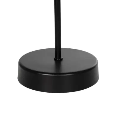 LEDTM® WIZ 203-0178 Μοντέρνο Επιτραπέζιο Φωτιστικό Πορτατίφ Μονόφωτο 1 x E27 IP20 Μαύρο Μέταλλο με Μαύρο Ύφασμα - Μ22 x Π22 x Υ36.5cm - Image 7