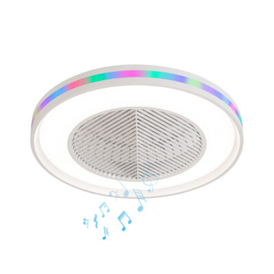 ΑΝΕΜ/ΡΑΣ ΜΠΛΑΦΟΝΙΕΡΑ&ΤΗΛ SUOVO RGB BLUETOOTH ΗΧΕΙΟ