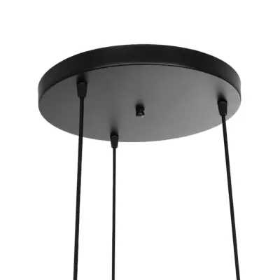 LEDTM® DISE 201-0051 Μοντέρνο Κρεμαστό Φωτιστικό Κύβος Τρίφωτο 3 x E27 IP20 Μαύρο Μέταλλο - Μ48 x Π48 x Υ65cm - Image 8