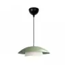 LEDTM® AURA 204-0119 Μοντέρνο Κρεμαστό Φωτιστικό Καμπάνα Μονόφωτο 1 x E27 IP20 Πράσινο & Λευκό Μέταλλο - Μ31 x Π31 x Υ27cm