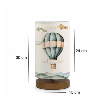 LEDTM® BALLON 204-0145 Παιδικό Eπιτραπέζιο Φωτιστικό Φιγούρα Μονόφωτο 1 x E27 IP20 Πολύχρωμο Ύφασμα - Μ15 x Π15 x Υ30cm - Image 3