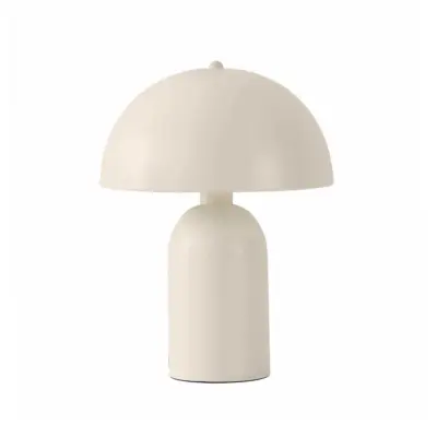 LEDTM® GASCO 204-0149 Μοντέρνο Eπιτραπέζιο Φωτιστικό Μονόφωτο 1 x E27 IP20 Μπεζ Μέταλλο - Μ25 x Π25 x Υ35cm