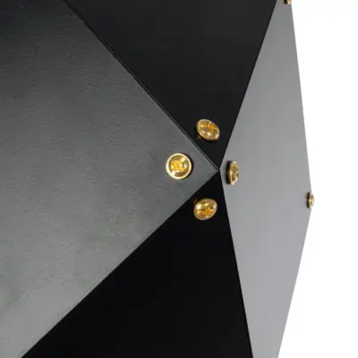 LEDTM® WELLES 00794 Μοντέρνο Επιτοίχιο Φωτιστικό Απλίκα Μονόφωτο 1 x E27 IP20 Μαύρο & Χρυσό Μέταλλο - Μ17 x Π28 x Υ17cm - Image 9