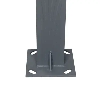LEDTM® ZAPOPAN 90838 Φωτιστικό Urban Light Πλατείας/Πάρκου LED 30W 4080lm 120° AC 220-240V Αδιάβροχο IP65 IK09 Φυσικό Λευκό 5000K - LUMILEDs SMD Chip & MEANWELL Driver - Γκρι Ανθρακί - Μ75 x Π14 x Υ360cm - 5 Χρόνια Εγγύηση - Image 8