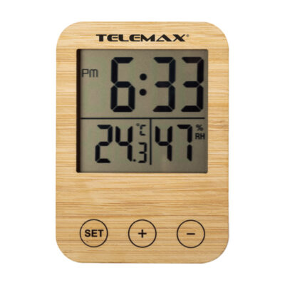 Θερμόμετρο / Υγρόμετρο Telemax 1611BA (Bamboo)