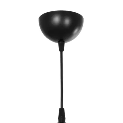 LEDTM® DROP 201-0016 Vintage Κρεμαστό Φωτιστικό Μπάλα Μονόφωτο 1 x E27 IP20 Μαύρο Μέταλλο Με Μελί Γυαλί - Μ20 x Π15 x Υ47cm - Image 9