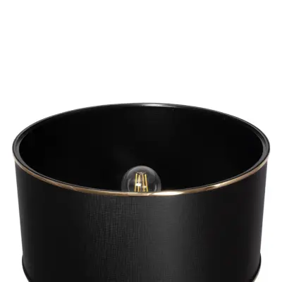 LEDTM® NOVA 201-0037 Μοντέρνο Επιδαπέδιο Φωτιστικό 1 x E27 IP20 Μαύρο Μεταλλό με Μαύρο Ύφασμα - Μ36 x Π36 x Υ148cm - Image 7