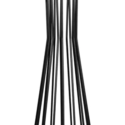 LEDTM® NOVA 201-0037 Μοντέρνο Επιδαπέδιο Φωτιστικό 1 x E27 IP20 Μαύρο Μεταλλό με Μαύρο Ύφασμα - Μ36 x Π36 x Υ148cm - Image 9