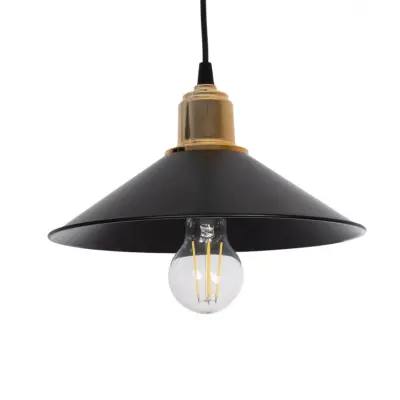 LEDTM® LUCANA 201-0043 Vintage Κρεμαστό Φωτιστικό Ράγα Δίφωτο 2 x E27 IP20 Μαύρο Μέταλλο - Μ57 x Π25 x Υ26cm - Image 7