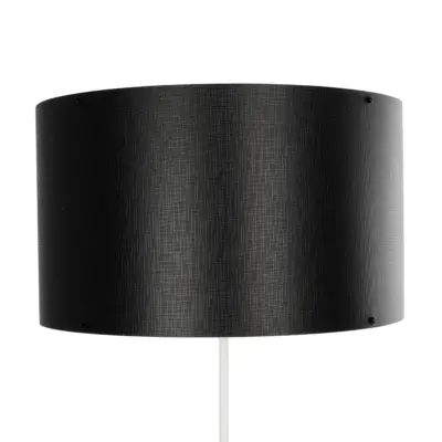 LEDTM® LUMO 201-0070 Μοντέρνο Επιδαπέδιο Φωτιστικό Μονόφωτο 1 x E27 IP20 Μπεζ Ξύλο με Μαύρο Ύφασμα - Μ37 x Π36 x Υ136cm - Image 6