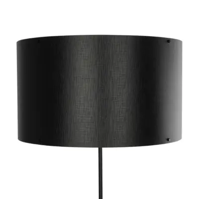 LEDTM® LUMO 201-0072 Μοντέρνο Επιδαπέδιο Φωτιστικό Μονόφωτο 1 x E27 IP20 Καφέ Ξύλο με Μαύρο Ύφασμα - Μ37 x Π36 x Υ136cm - Image 6