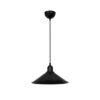 LEDTM® FONTE 203-0080 Μοντέρνο Κρεμαστό Φωτιστικό Καμπάνα Μονόφωτο 1 x E27 IP20 Μαύρο Πλαστικό - Μ25 x Π25 x Υ90cm
