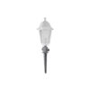 LEDTM® SOLME 203-0223 Vintage Καρφωτό Φωτιστικό Φαναράκι Μονόφωτο 1 x E27 IP44 Λευκό & Διάφανο Πλαστικό - Μ15 x Π15 x Υ45cm