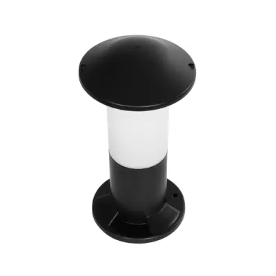 LEDTM® GARDENIO 203-0246 Μοντέρνο Επιδαπέδιο Φωτιστικό Κολωνάκι Κήπου Μονόφωτο 1 x E27 IP44 Μαύρο Πλαστικό - Μ17 x Π17 x Υ32cm - Image 5